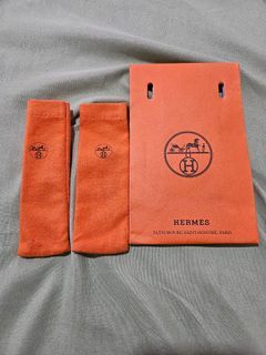 Hermes pouches with paperbag