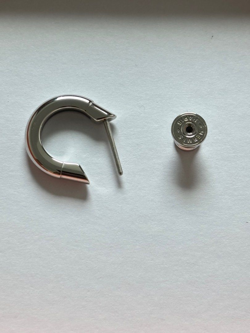 Hermes sabot single earring, 名牌, 飾物及配件- Carousell