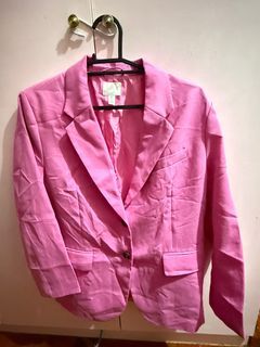 H&M Oversized Pink Blazer
