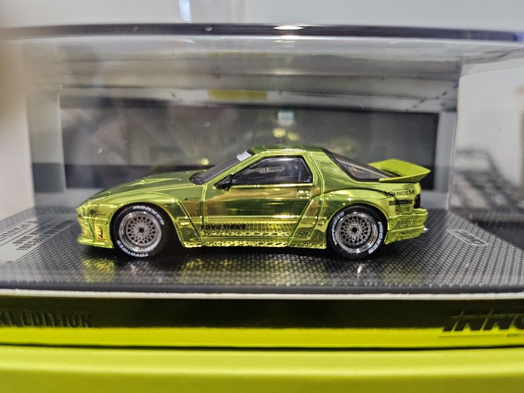Inno64 TMCS Exclusive Mazda RX7 FC3S Frozen Green Chase Car, Hobbies ...