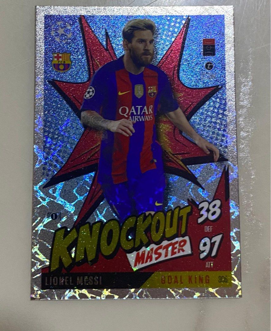 Lionel Messi Knockout Master Match Attax Extra 24/25, Hobbies & Toys ...