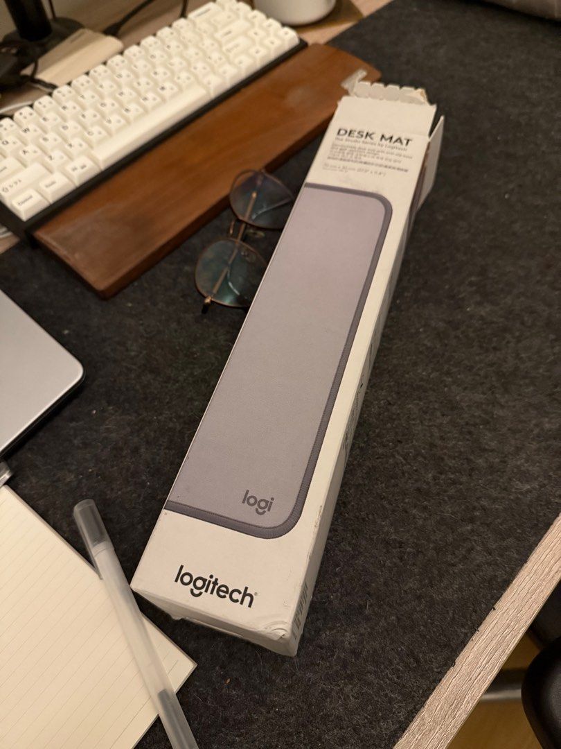 Logitech Studio Series Desk Mat - Gray (70x30cm) (Category: Mouse & Mousepads) located in Cagayan de Oro. Submitted by kpauf (Listing ID 1370859166, Image 1). Description: Used for only a week – selling because I upgraded to a larger one. Bought from Data Blitz. Smooth, anti-slip surface perfect for work or gaming. Still in excellent condition! There’s a tiny, barely noticeable mark – see photos..