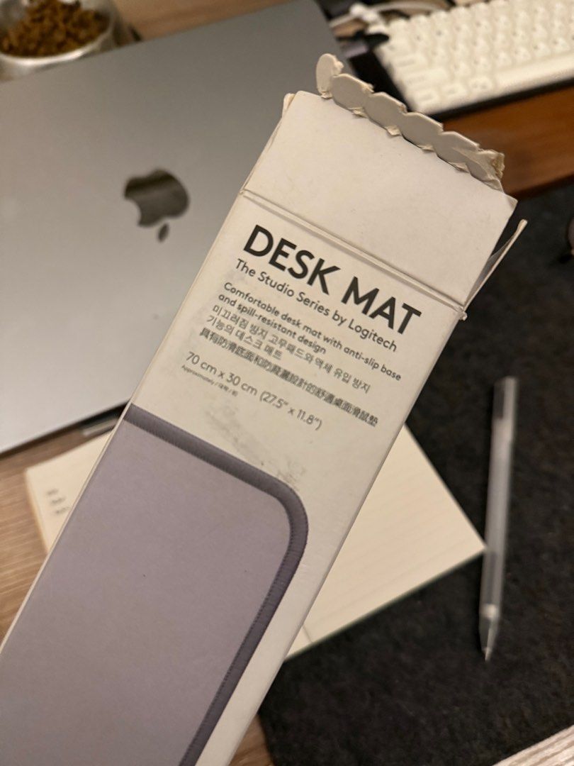 Logitech Studio Series Desk Mat - Gray (70x30cm) (Category: Mouse & Mousepads) located in Cagayan de Oro. Submitted by kpauf (Listing ID 1370859166, Image 2). Description: Used for only a week – selling because I upgraded to a larger one. Bought from Data Blitz. Smooth, anti-slip surface perfect for work or gaming. Still in excellent condition! There’s a tiny, barely noticeable mark – see photos..