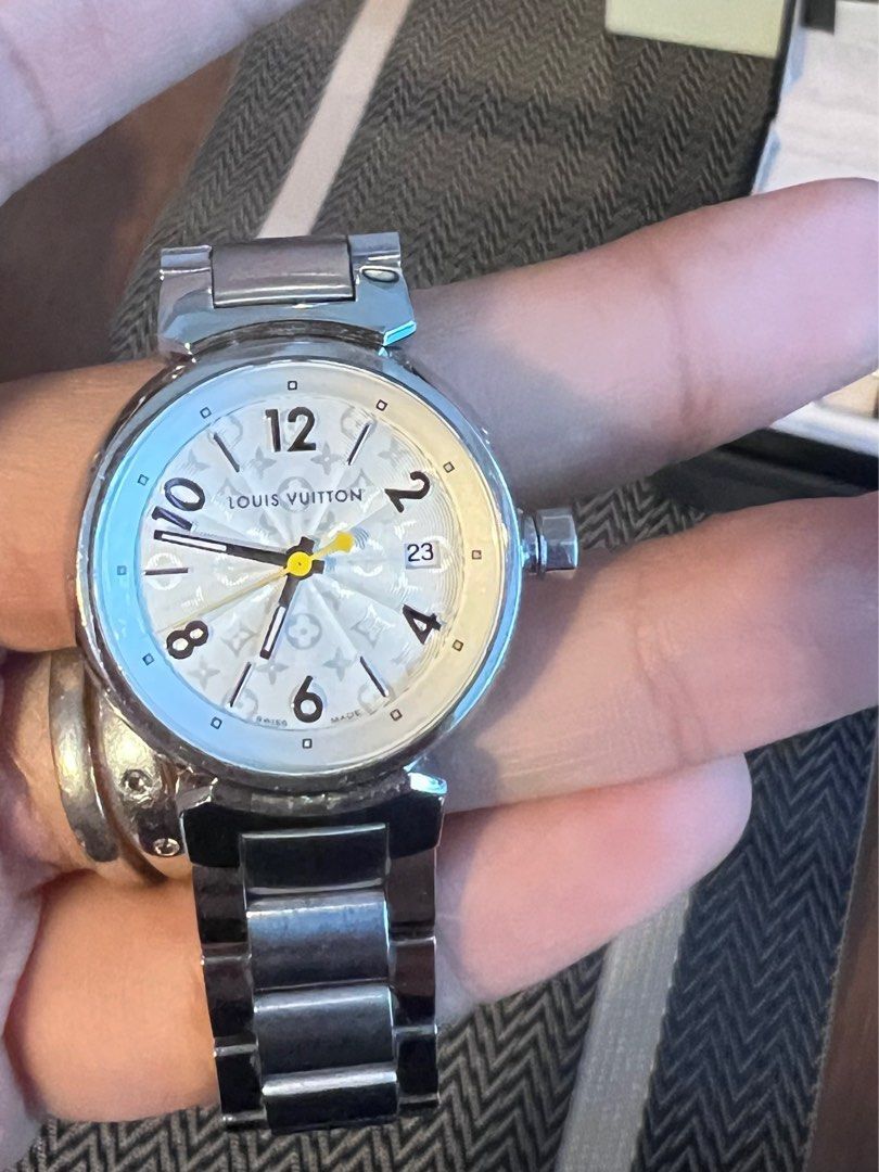 Louis Vuitton Watch (Category: Women's Watches) located in Las Pinas. Submitted by odee25 (Listing ID 1370955225, Image 2). Description: Louis Vuitton Q1216 Quartz Steel Fair 26mm .