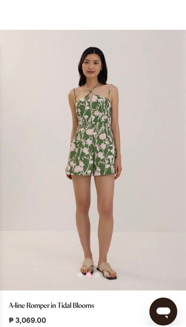 Love Bonito Floral Romper (Category: Rompers) located in Makati City. Submitted by declutterandshop (Listing ID 1370929033, Image 2). Description: Brand new with tag, never used Bought in-store, LB Singapore.