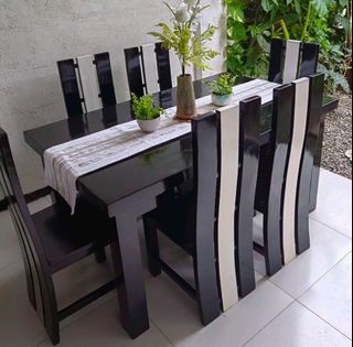 Mahogany Garden Dining Table Set