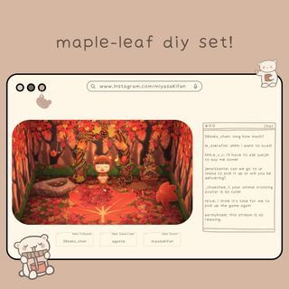 [maple diy set] cheap affordable acnh animal crossing new horizons!