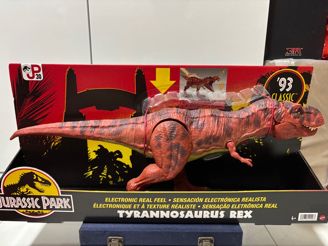 Mattel Jurassic Park World Tyrannosaurus Rex T Rex 93 Classic With mattel-jurassic-park-world-tyrannosaurus-rex-t-rex-93-classic-with