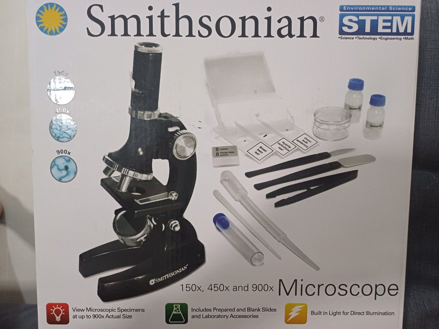 Microscope Smithsonian (Category: Educational & Learning Toys) located in Singapore. Submitted by pierre18 (Listing ID 1370943206, Image 1). Description: .