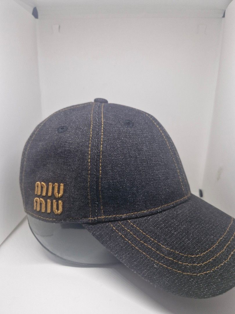 MIU MIU made in italy (Category: Hats & Beanies) located in Makati City. Submitted by CAPSnHATS (Listing ID 1370928606, Image 2). Description: fresh from balikbayan box what you see is what you get actualpictureposted embroideredlogo sf 90pesos MM.