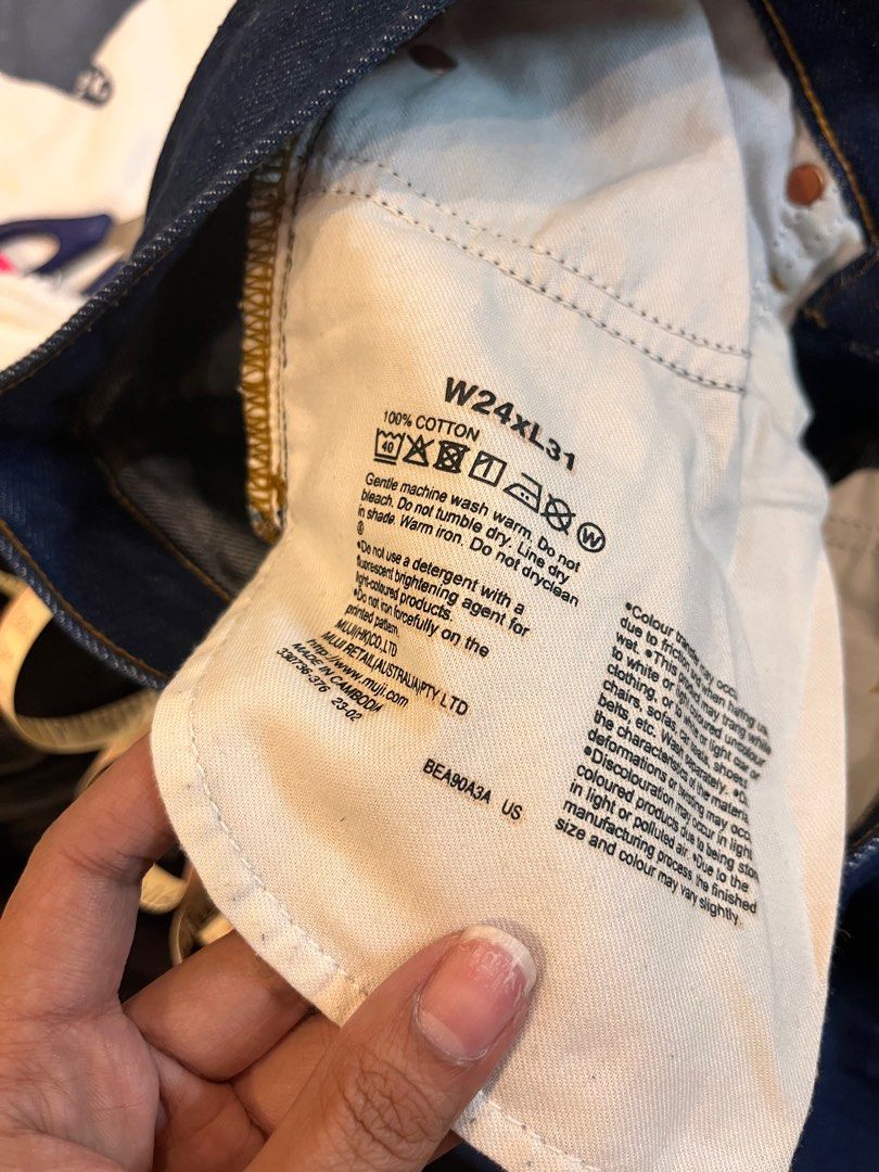 Muji straigh cut jeans (dark blue) (Category: Jeans) located in Zamboanga. Submitted by genesiscdl (Listing ID 1370867785, Image 2). Description: .