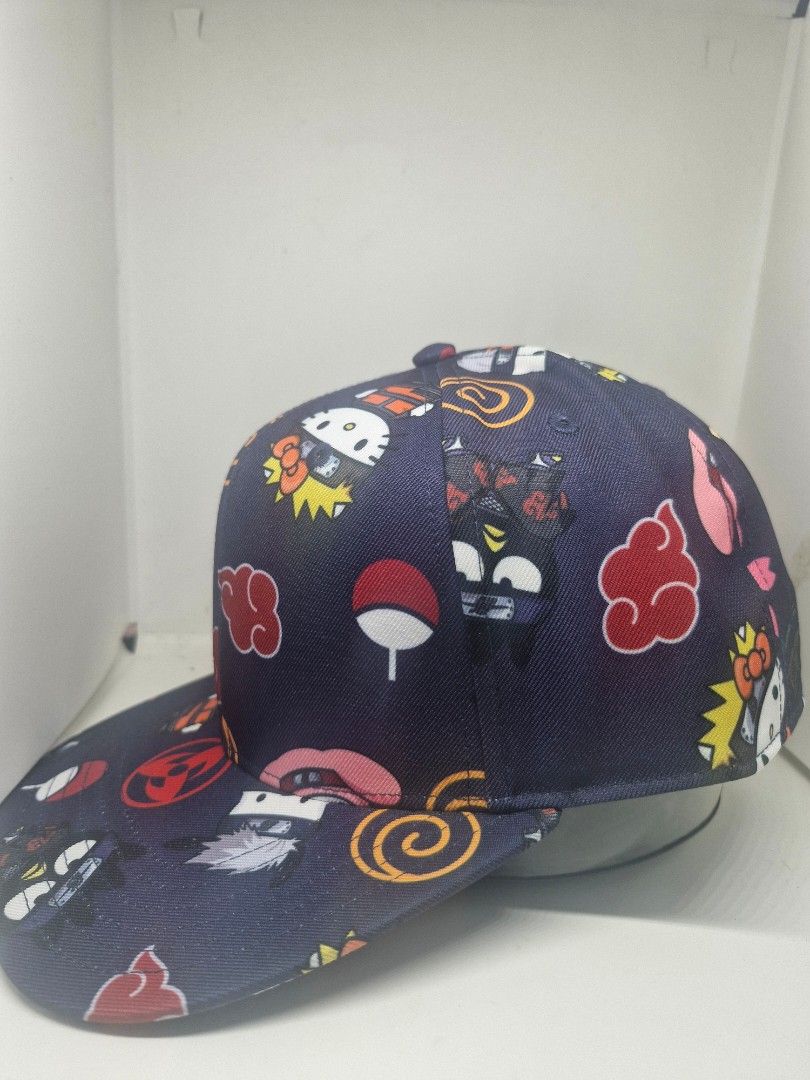 Naruto shippuden x Hello Kitty and friends (Category: Caps & Hats) located in Makati City. Submitted by CAPSnHATS (Listing ID 1370934564, Image 2). Description: fresh from balikbayan box actual picture posted what you see is what you get sf 90pesos MM.