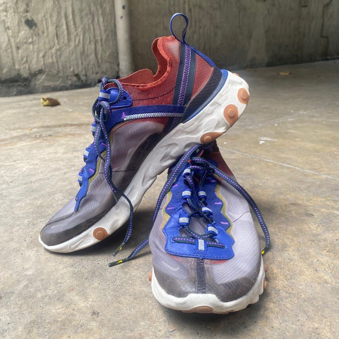 Nike React Element 87 (Size: US 9) (Category: Sneakers) located in Quezon City. Submitted by troyong (Listing ID 1370878519, Image 3). Description: Brand: Nike Color: Dusty Peach Size: US 9.