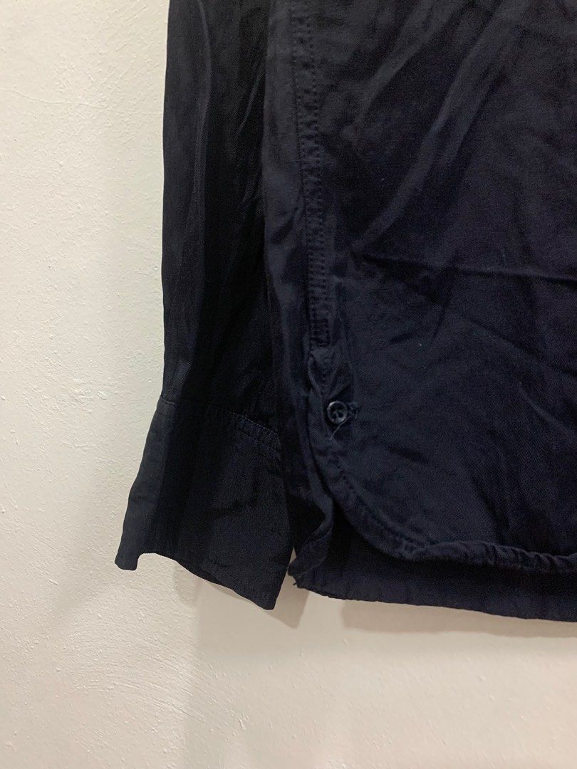 NONNATIVE JAPAN RANCHER ZIP - SHIRT (Category: Formal Shirts) located in Cavite. Submitted by ___layern0ne (Listing ID 1370867302, Image 3). Description: Tagged Size: 2 Armpit to Armpit: 20 inches Length: 27.5 inches Measured laid flat and to its longest point Slightly wrinkled due to storage Gently used | Still in great condition | No major flaws like rips and holes Minor issue: Missing one side button (can be seen in the 4th uploaded photo) The
