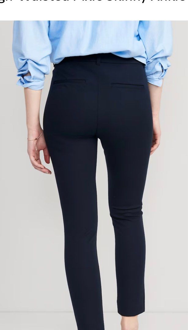 Old Navy Pixie series slacks/pants (Category: Other Bottoms) located in Pasig City. Submitted by gjoconcepcion (Listing ID 1370823764, Image 2). Description: New without tag. Cotton slightly stretchabrl. Ganda ng fitting. Credit to rightful owner for the image that i used. Got from old navy website. available size: #12 black #6 blue #8 blue.