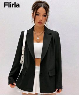 PRELOVED SHEIN BLACK BLAZER