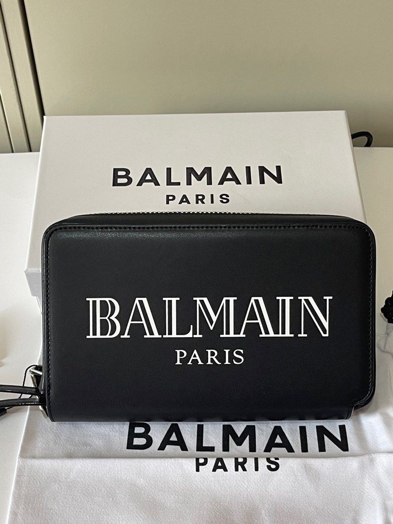 Balmain Big Zippy Wallet with hand strap Black (Category: Luxury Bags & Wallets) located in Puerto Princesa. Submitted by eds.raps (Listing ID 1370863871, Image 1). Description: Onhand Black Leather Layaway accepted + Shipping fee from Puerto Princesa City Palawan Meetup at Naia only on selected dates Discount for bulk purchases .