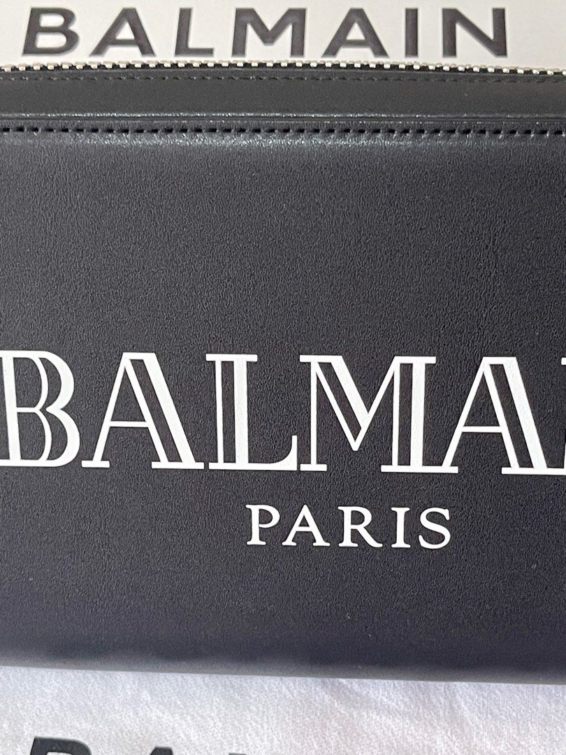 Balmain Big Zippy Wallet with hand strap Black (Category: Luxury Bags & Wallets) located in Puerto Princesa. Submitted by eds.raps (Listing ID 1370863871, Image 3). Description: Onhand Black Leather Layaway accepted + Shipping fee from Puerto Princesa City Palawan Meetup at Naia only on selected dates Discount for bulk purchases .