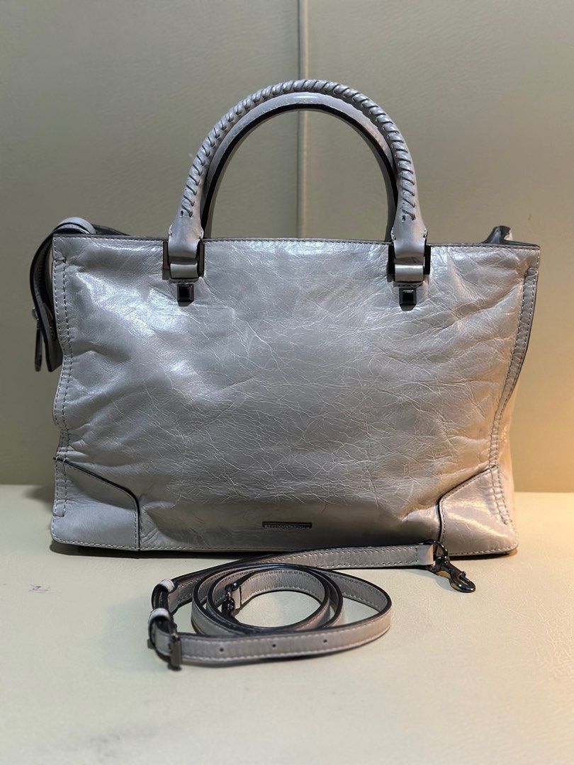REBECCA MINKOFF Regan Satchel (Category: Cross-body Bags) located in Butuan. Submitted by baglittle (Listing ID 1370868261, Image 2). Description: See attached photos for details Excelent condition but with issues Like Balenciaga Material.