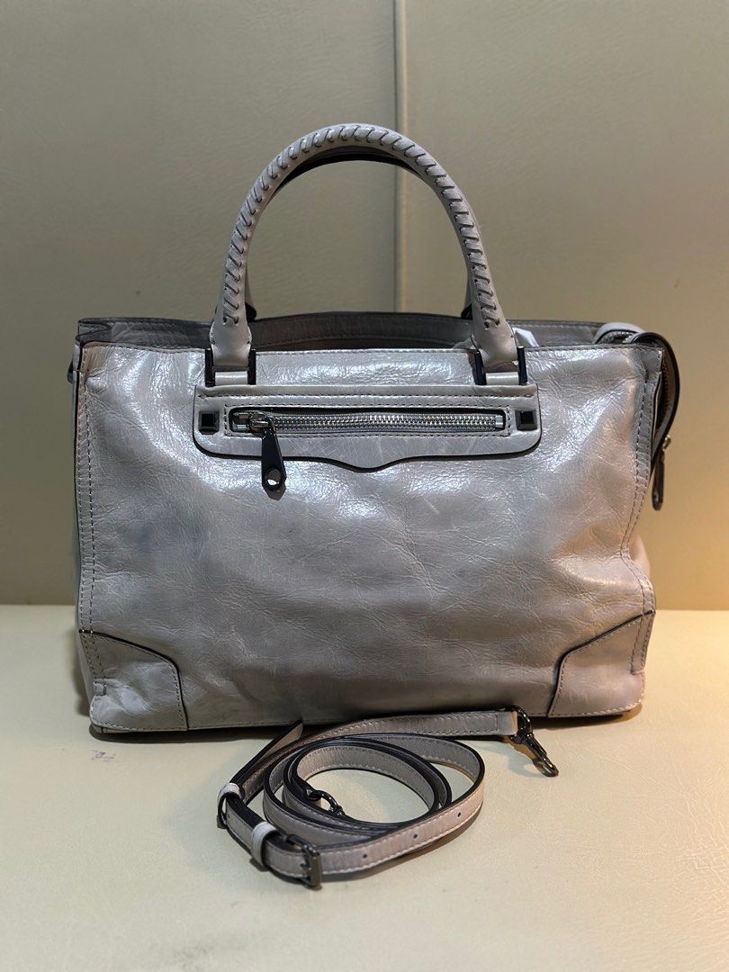 REBECCA MINKOFF Regan Satchel (Category: Cross-body Bags) located in Butuan. Submitted by baglittle (Listing ID 1370868261, Image 1). Description: See attached photos for details Excelent condition but with issues Like Balenciaga Material.