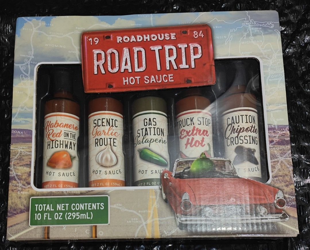 Roadhouse Road Trip Hot Sauce (Category: Spice & Seasoning) located in Daet. Submitted by kjosefrafa90210 (Listing ID 1370811169, Image 1). Description: best before 30/04/2026.