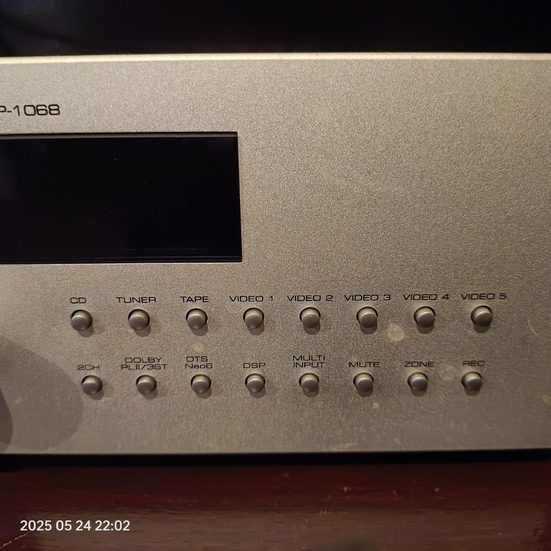 Rotel RSP 1068 Surround Processor (Category: Soundbars, Speakers & Amplifiers) located in Calasiao. Submitted by anthonypeter (Listing ID 1370938918, Image 3). Description: Rotel surround processor with remote RSP 1068 Search Google for specs Text or call 0950-068-9353.