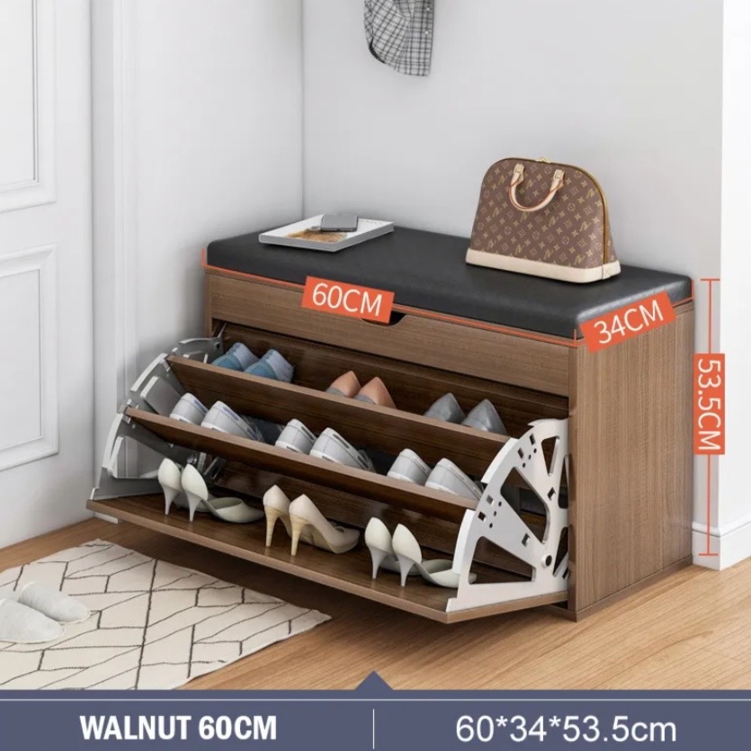Shoe Storage Bench | Rotating Shoe Rack | Hidden Shoe Cabinet ...