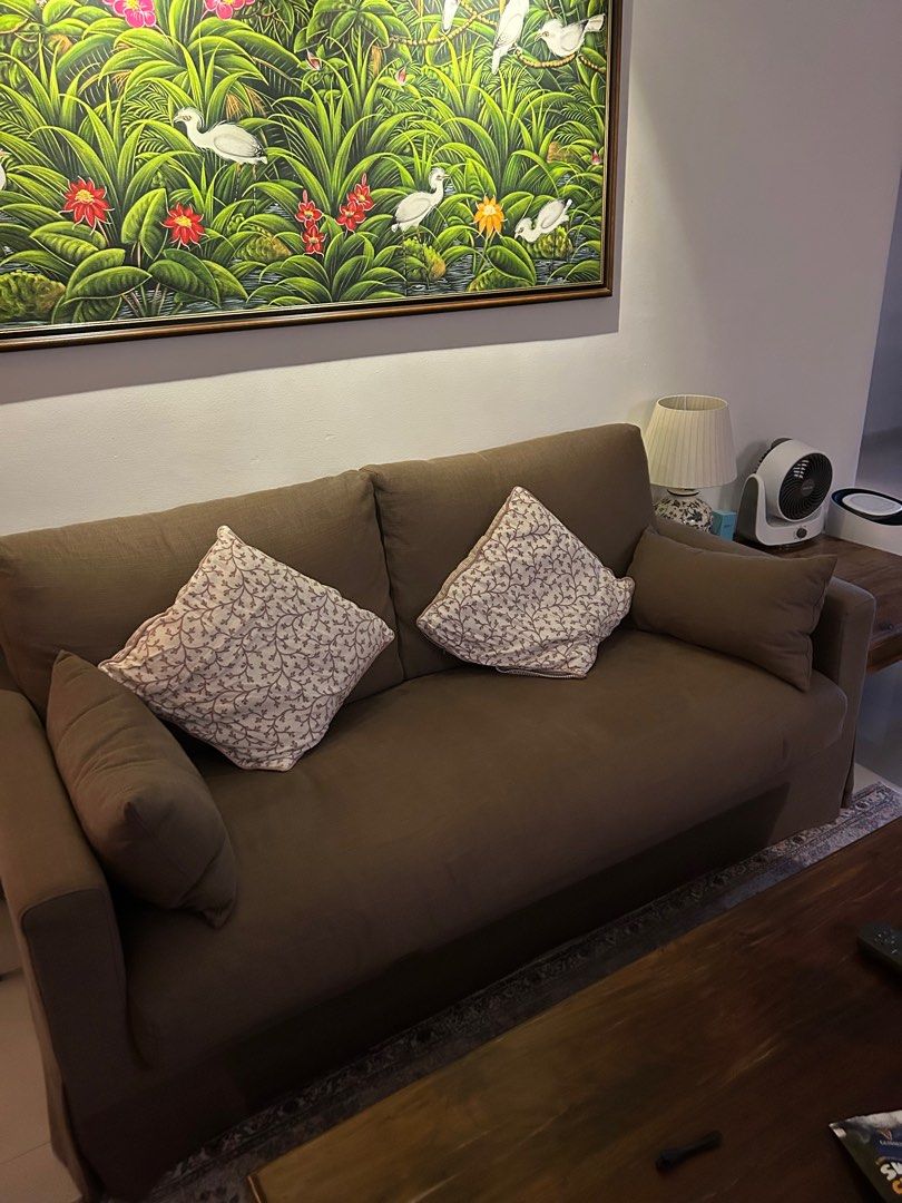 Sofa (Category: Sofas) located in Singapore. Submitted by mixermatcher (Listing ID 1370911633, Image 3). Description: 2 Seater IKEA Sofa. Bought in Mar 2025 for $899 but a bit too small for our liking. Still in fantastic condition. PM me if you are keen on it. Thanks .