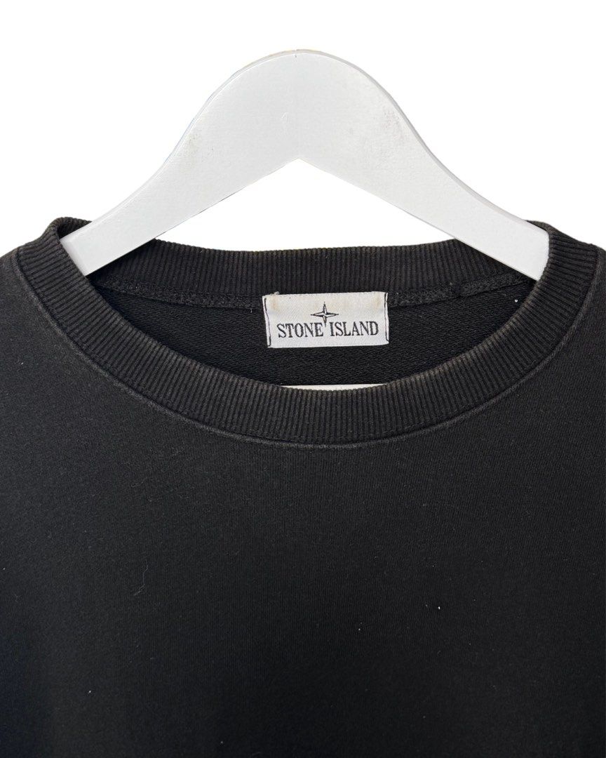 Stone Island Crewneck Sweatshirt (Category: Coats, Jackets and Outerwear) located in Davao. Submitted by vintique.ph (Listing ID 1370805464, Image 2). Description: Stone Island | Men’s Crewneck Sweatshirt Black Size: M-L Dimes: 20 x 27 Excellent condition Item washed and clean, ready to wear!.