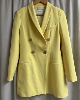Stradivarius Yellow Blazer