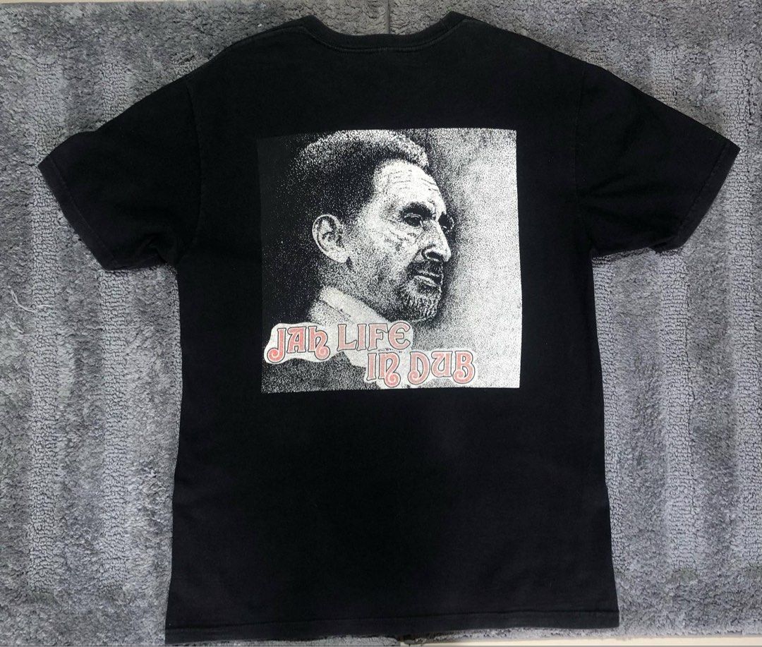 Supreme Jah life in dub (Category: Tshirts & Polo Shirts ) located in Olongapo. Submitted by streethits (Listing ID 1370941250, Image 2). Description: Supreme Jah life in dub Size L dimes 21.5x30 Very good condition color rate 8.5/10 No major issue.
