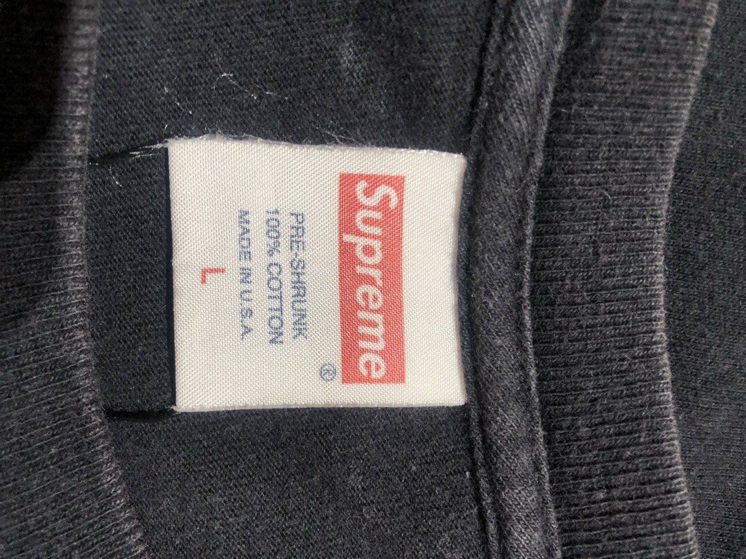 Supreme Jah life in dub (Category: Tshirts & Polo Shirts ) located in Olongapo. Submitted by streethits (Listing ID 1370941250, Image 3). Description: Supreme Jah life in dub Size L dimes 21.5x30 Very good condition color rate 8.5/10 No major issue.