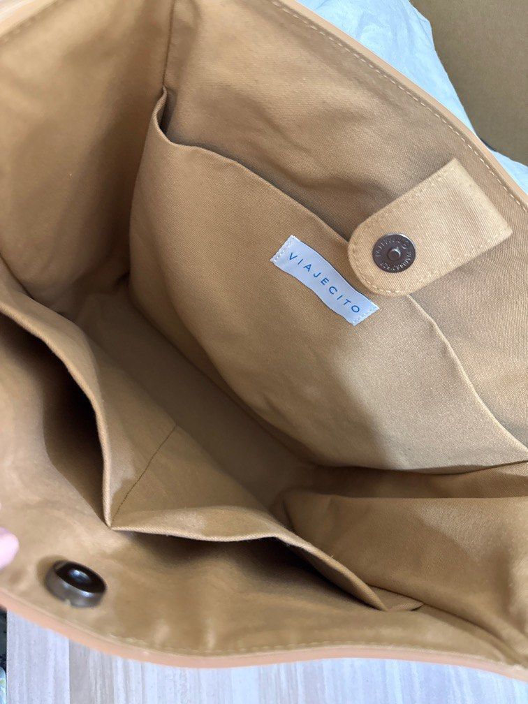 Viajecito MNL Tote in Tan (Category: Luxury Bags & Wallets) located in Manila. Submitted by mariacap (Listing ID 1370846368, Image 3). Description: Like new condition Used for a few times With dustbag and box Rfs: need funds.