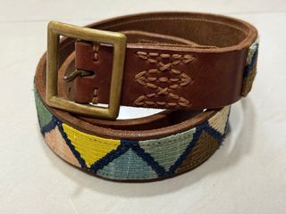Visvim 玛雅平纹皮带62978591438723112