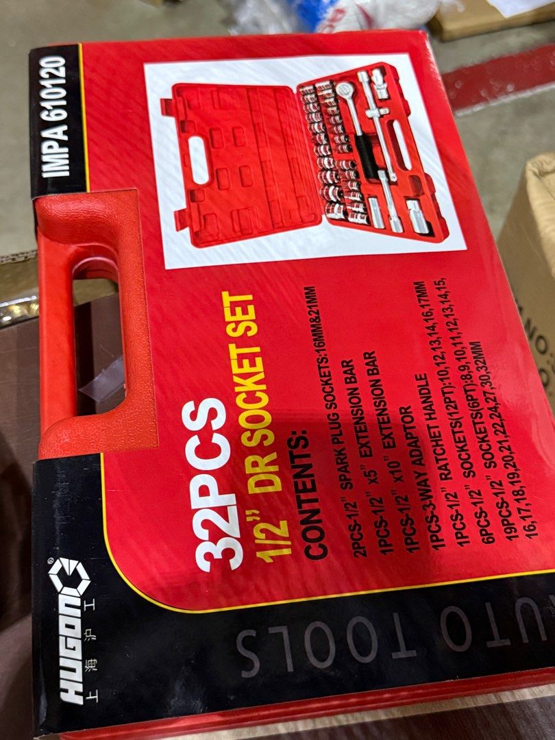 1/2” socket set (Category: Electrical, Adaptors & Sockets) located in Singapore. Submitted by hellomerrymo (Listing ID 1371077755, Image 1). Description: .