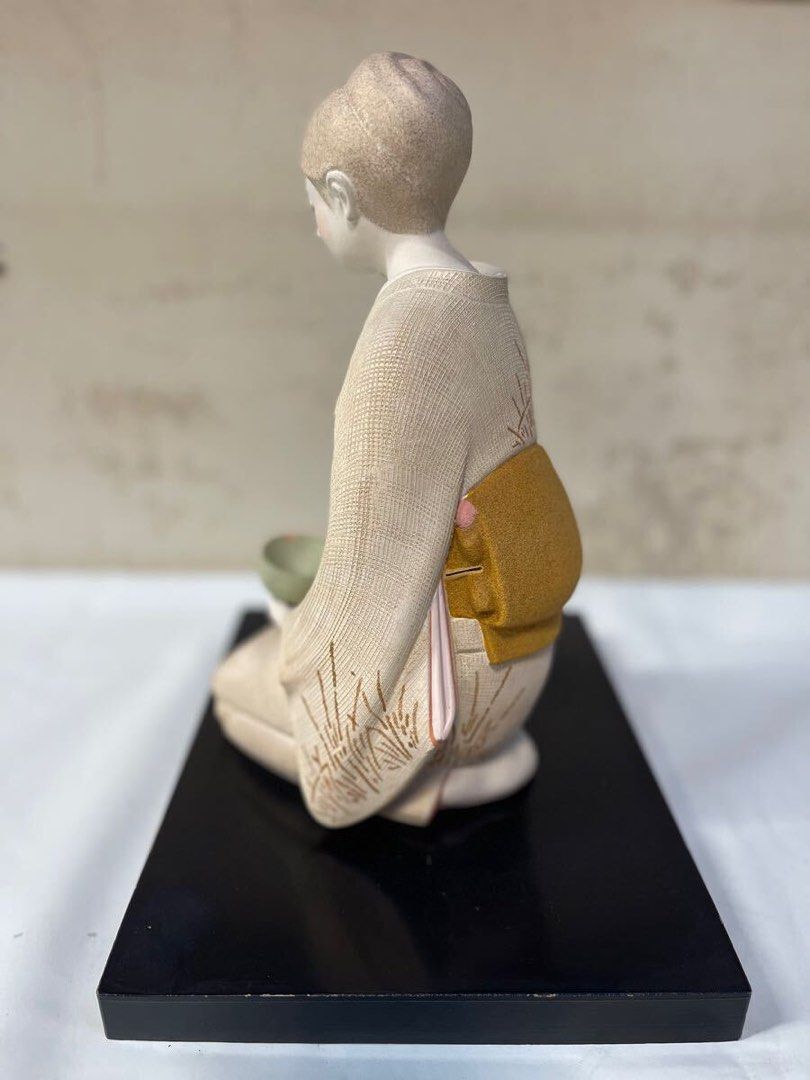 博多人形 三宅隆作 静境 幅約14㎝ 高さ約30㎝