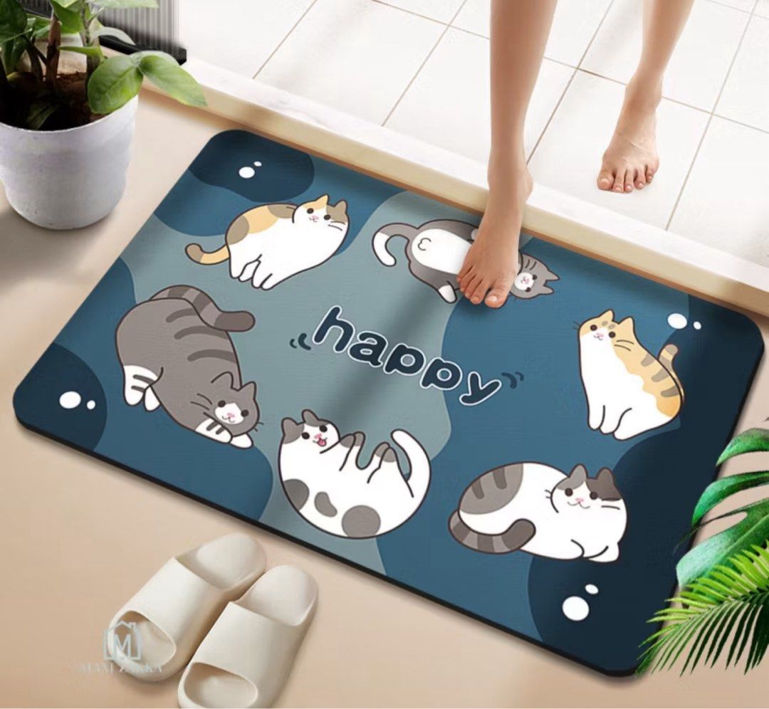 2 FOR $20 Bathroom Kitchen Super Absorbent Floor Mat (Category: Carpets & Mats) located in Singapore. Submitted by penguinshopsg (Listing ID 1371029450, Image 3). Description: Brand new 🆕 Free nxt day delivery 🚚 《2 For $20‼️‼️》 - we dont sell by 1 purchase ,min2 for $20 Further discounts will be given for bulk purchases 🥰🥰 > Instant Drying Mats > Non slip Base > easy cleaning > 2.5mm Thickness.