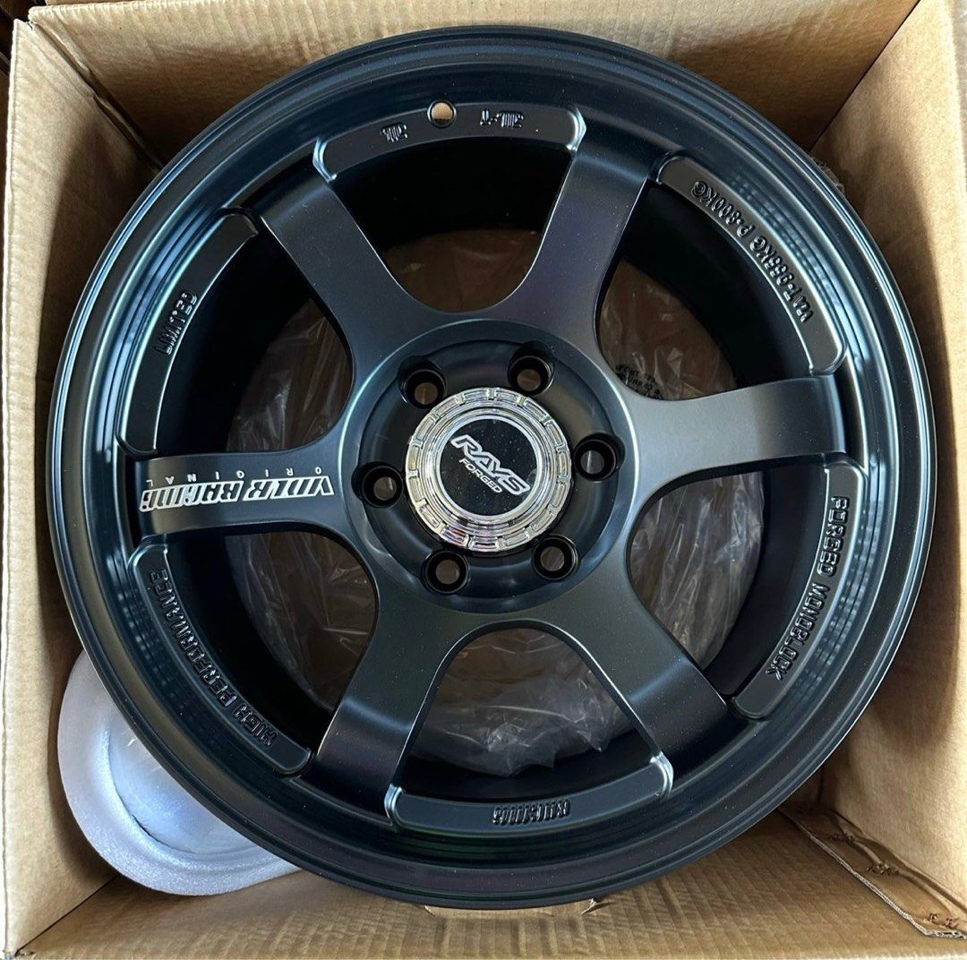 4pcs 17” TE37 Rays Matteblack design code STW685 Mags 6Holes pcd 139 Bnew (Category: Mags and Tires) located in Quezon City. Submitted by mindanaotyrehaus (Listing ID 1370943005, Image 1). Description: 4pcs 17” TE37 Rays Design code ST685 MatteBlack mags Brandnew 6 Holes pcd 139 x9 width /offset 0 sold as set 4Pcs for 28,000 pesos mags only *price may change without prior notice *txt or call us to check availability * fix price * Cash transaction