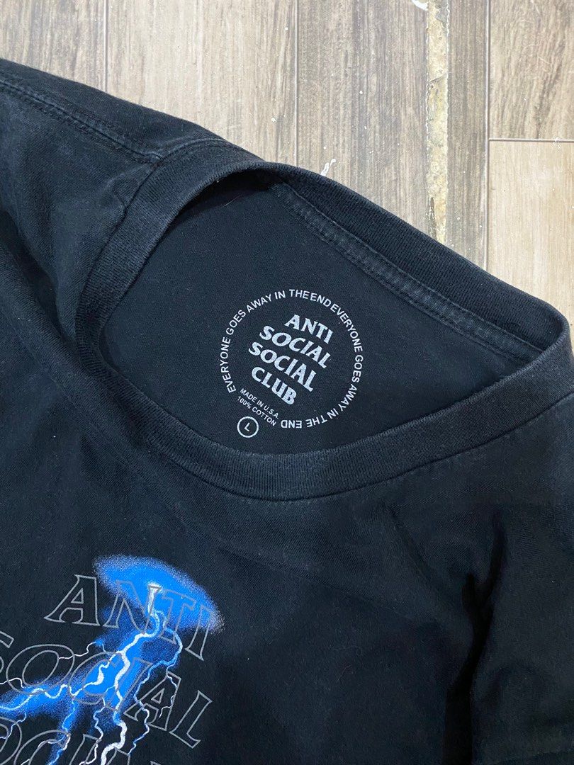 Anti Social Social Club Thunder tee (Category: Tshirts & Polo Shirts ) located in Cavite. Submitted by copper__piece (Listing ID 1371103244, Image 3). Description: Measurements: 21 x 28 Overall Verygood Condition .