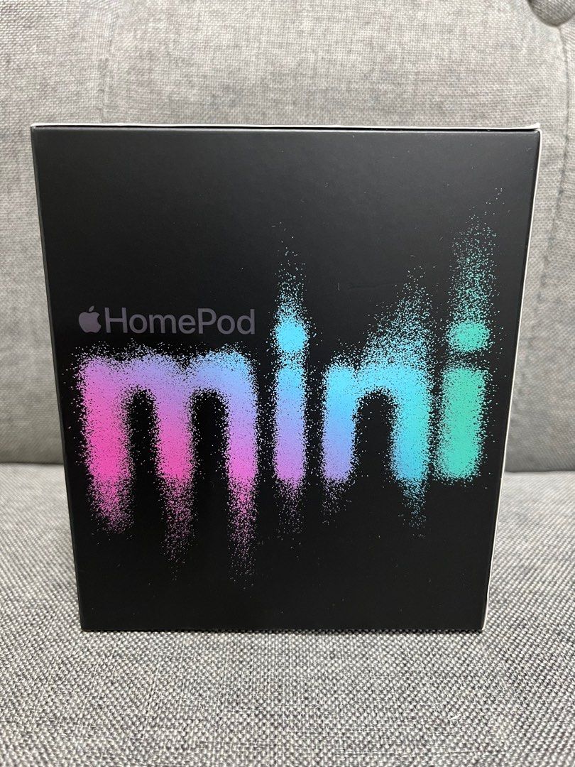 由 be1_s (刊登 ID 1371056705，圖片 1) 提交，位於 台南市 (Tainan) 的 APPLE HomePod mini 午夜色/僅拆封 (類別：Soundbar、揚聲器、藍牙喇叭、耳擴)，說明：。