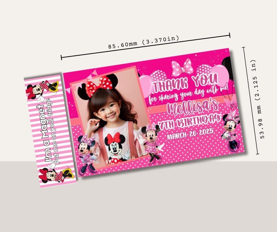 ATM ref magnet souvenirs gift giveaways (Category: Character Goods) located in Quezon City. Submitted by cb901 (Listing ID 1370986985, Image 2). Description: 🎁 ATM-Size Ref Magnet – Featuring Your Child’s Favorite Character! 🎉 Make your child’s birthday unforgettable with our ATM-Size Refrigerator Magnets, designed with their favorite character! These cute and compact magnets are the perfect souvenir or giveaway for any kiddie party. With vibra