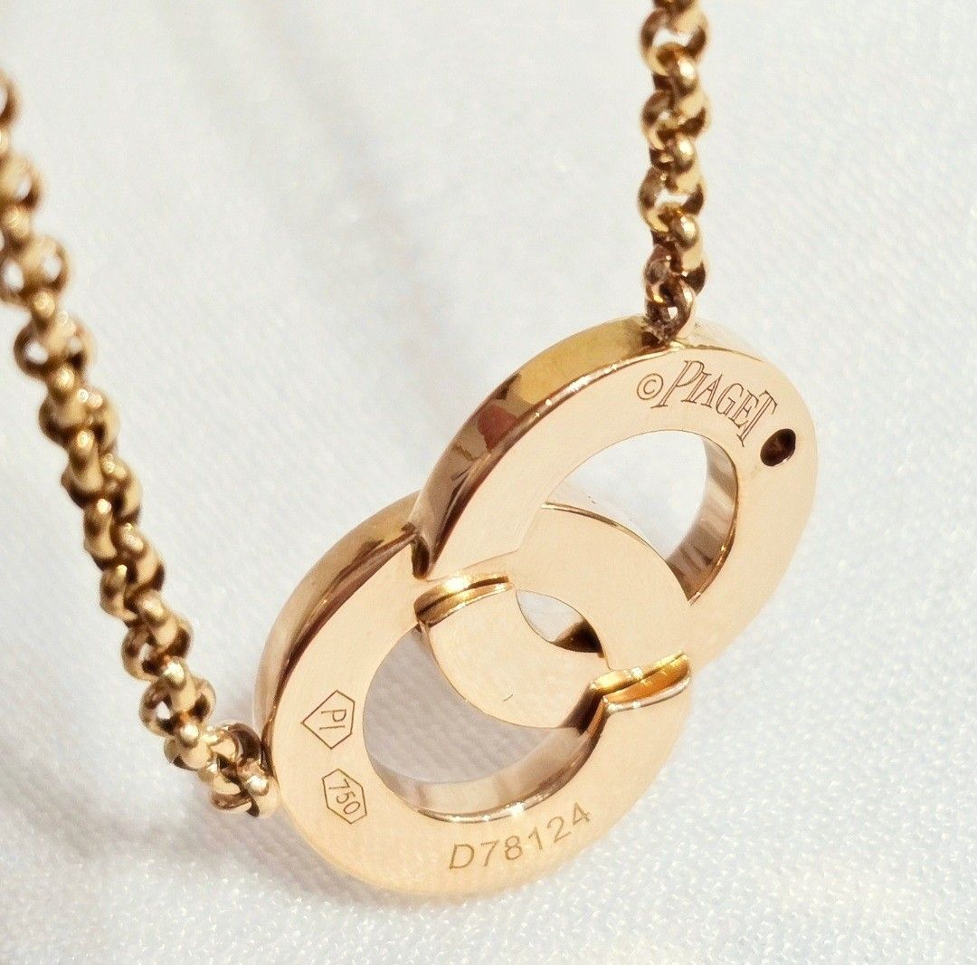 Authentic PIAGET Possession Diamond Necklace (Category: Necklaces) located in Davao. Submitted by designerlux_808 (Listing ID 1370988421, Image 2). Description: Authentic PIAGET Possession Diamond Necklace 18k Rose Gold 10.9grams Provided box only NOTE: ( Selling not per gram ).