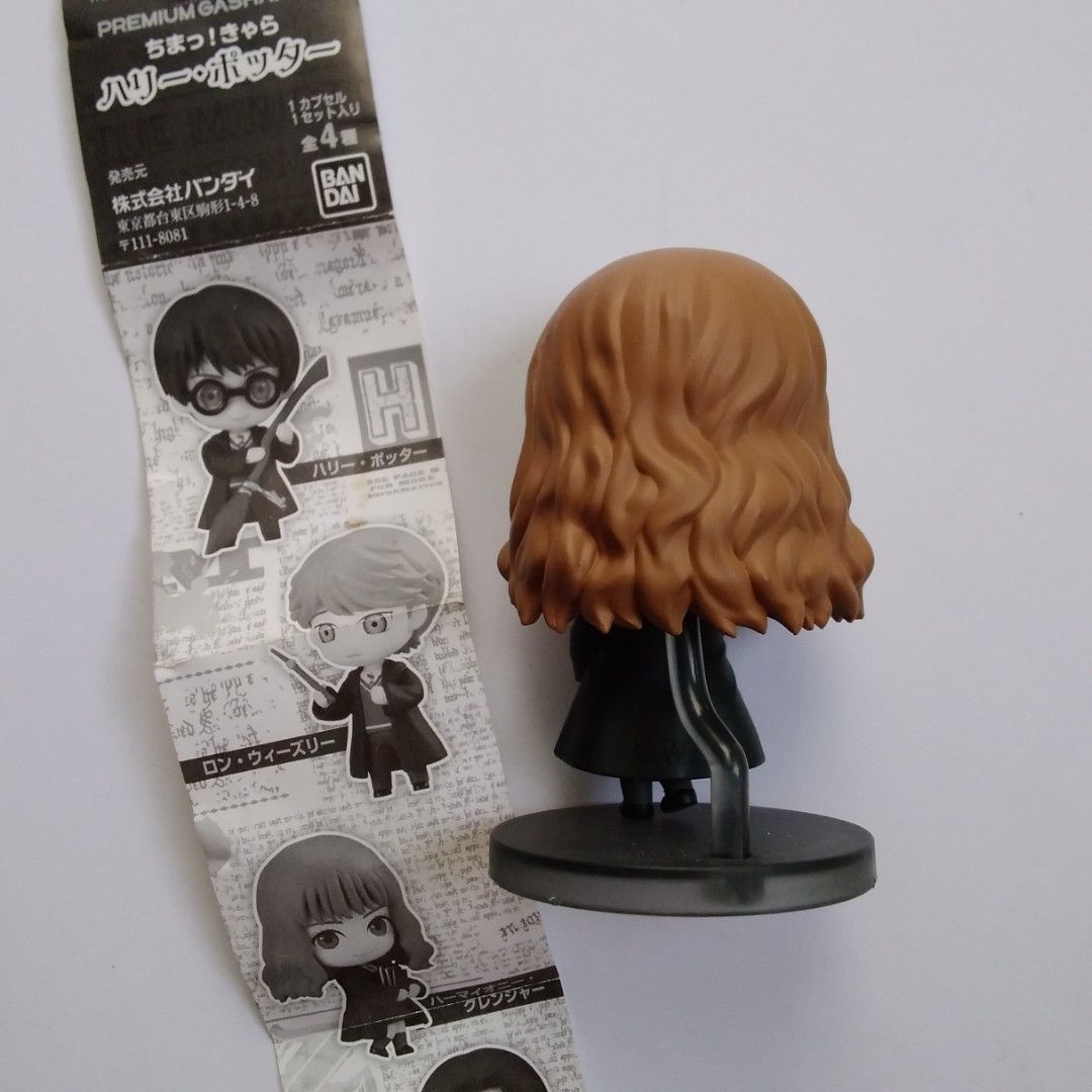 BANDAI Harry Potter Premium Gashapon - Hermoine Granger Mini Figure | JK Rowling | Chibi Figure | Anime Mini Figure | Miniature Figure| Phone Keychain | Charm Keychain | Anik Anik | Trinket | Trinkets | Collectible Figurines | Anime Merchandise (Category: Designer & Blind Box Toys) located in San Pedro. Submitted by stellarlune0009 (Listing ID 1371111962, Image 2). Description: UPDATE: no Paper included (missing).