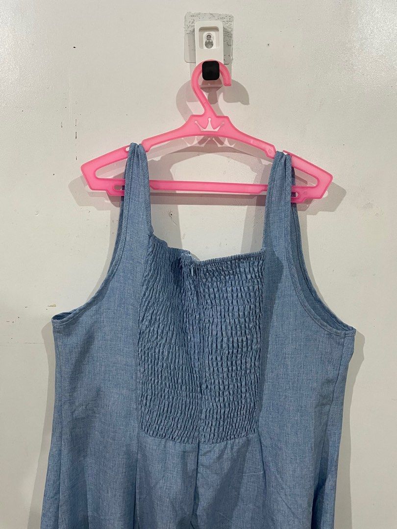 Blue Dress Denim Effect Style Bodycon Mid-Length (Category: Dresses) located in Taguig. Submitted by selika (Listing ID 1371079513, Image 2). Description: Plus Size Dress 2XL Blue Dress Denim Effect Style Bodycon Mid-Length Rfs: declutter.