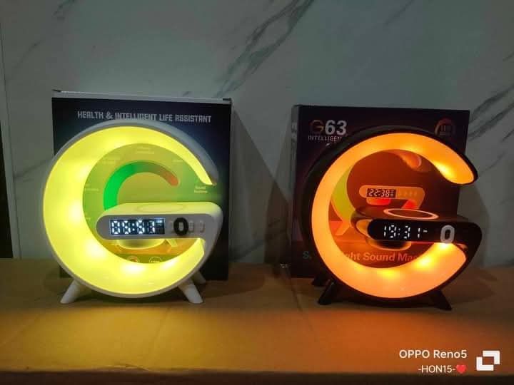 Bluetooth Speaker (Category: Portable Music Players) located in Manila. Submitted by redonlineshop (Listing ID 1371078567, Image 2). Description: Bluetooth Speaker (G63) ₱350 Wireless Charger 🎨white🎨black ON HAND BRAND NEW Mode of Payment: Gcash,COD.