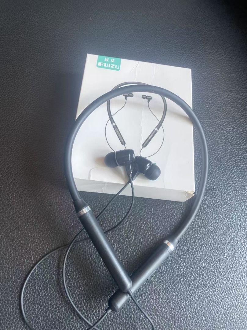 BNIB, Neckband BlueTooth 5.0 Headset, Waterproof, As Light Weight as 16g only (Category: Headphones & Headsets) located in Singapore. Submitted by godblessmylove (Listing ID 1371132649, Image 1). Description: Brand new in box, never be used. Soft rubber flexible Neckband, waterproof, super light weight as 16 grams only, good for sports and daily use. Got as a sample from business partner, still in gift-able condition. And selling as $10 only, eve