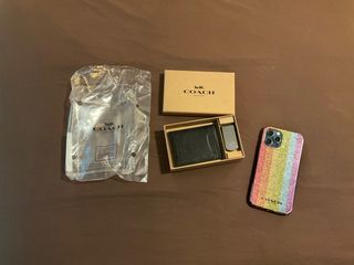 Coach 3 in 1 Boxed Card Case Gift Set