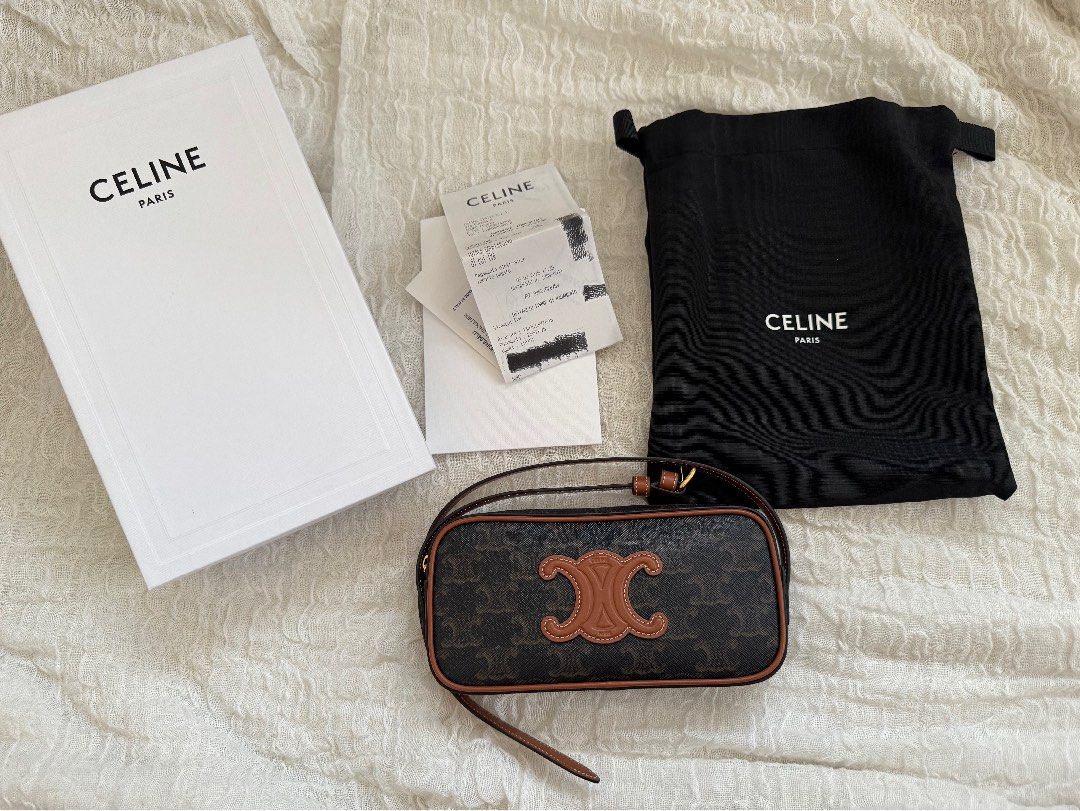 Celine Canvas Camera Bag (Category: Luxury Bags & Wallets) located in Bocaue. Submitted by arnssss (Listing ID 1370985553, Image 2). Description: Used twice. Full set complete with receipt dated February 2025.