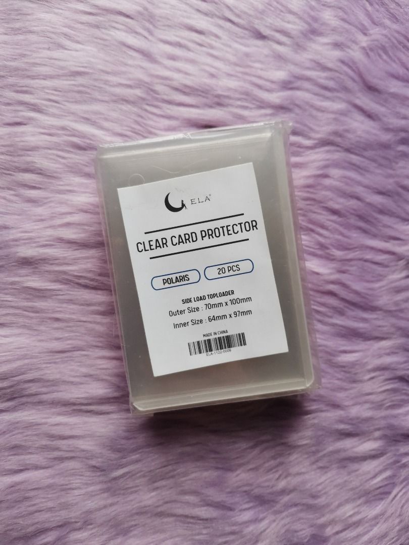 CLEAR CARD PROTECTOR (Category: Cases & Sleeves) located in Makati City. Submitted by phc19 (Listing ID 1371134217, Image 1). Description: 📌 Listed prices are still exclusive of the local shipping and packaging fees. 📍 TAGUIG CITY ☁️ MOP: GCASH ☁️ MOD: ggx | grab express | lalamove (self booking) ➻ For more questions or concerns do not hesitate to message me. Thank you!.