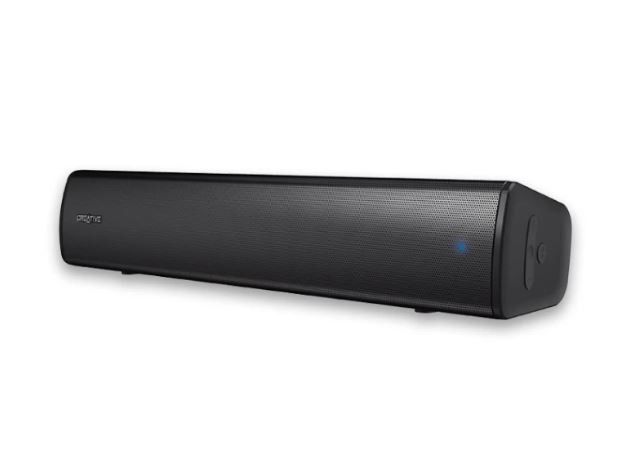 Creative Stage Air V2 - Compact Under-Monitor USB Soundbar with BT 5.3, up to 6 Hours of Playtime (Category: Soundbars, Speakers & Amplifiers) located in Singapore. Submitted by hypeandlux (Listing ID 1371115735, Image 1). Description: We have a lightly used Creative Soundbar for sale! Item comes with cable but no box! ENHANCE YOUR COMPUTER'S AUDIO WITH CREATIVE STAGE AIR V2 Built for an intimate setting like your desktop, the Creative Stage Air 